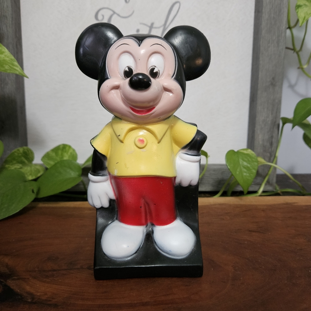 Vintage Mickey Mouse Coin Bank